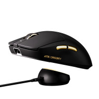Ігрова Миша ATK A9 Ultimate Master Plus Бездротова з магнітною док станцією 50000 DPI Чорна