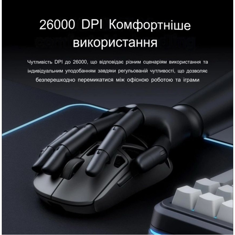 Миша MCHOSE Ax5 Ігрова Бездротова 4K PAW3395