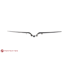 Логотип/накладка преднього бампера (Хром) (2015-2021) Tesla Model X 1047022-00-D