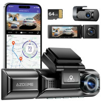 Відеореєстратор Azdome M550 Pro 3-камерний 2K Ultra HD Wi-Fi GPS