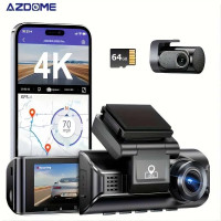 Відеореєстратор Azdome M550 Pro 2-камерний 2K Ultra HD Wi-Fi GPS
