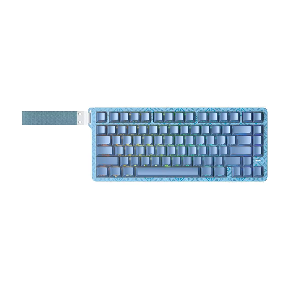 ＊いちとむぎ＊★ Игровая Магнитная Клавиатура IYX POLAR75 Ace 8000 HZ Голубой